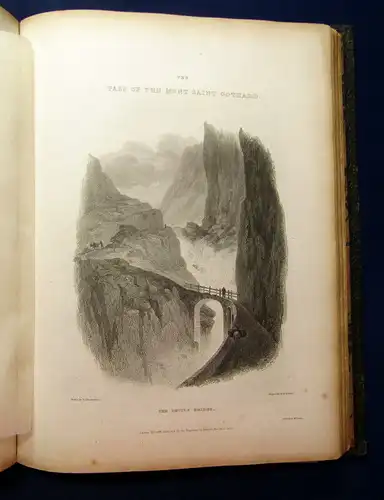 Brockedon, William 1828 Illustrations of the Passes of the Alps, by... am