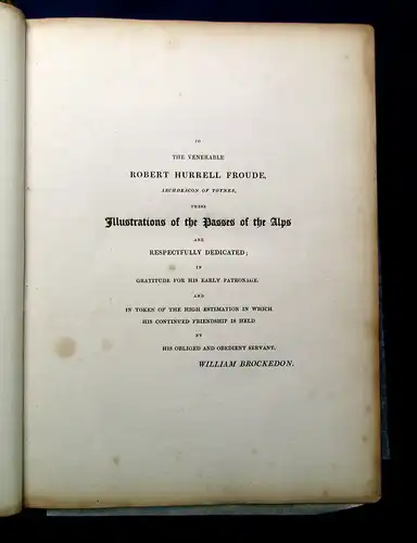 Brockedon, William 1828 Illustrations of the Passes of the Alps, by... am