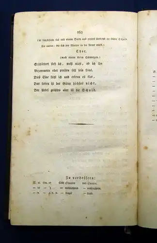 Schiller, Friedrich 1803 Die Braut von Messina oder die feindlichen Brüder...am