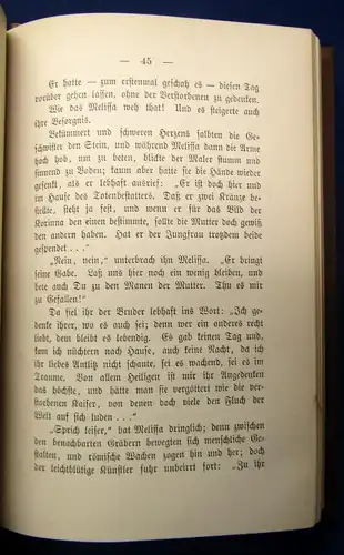 Ebers Georg Gesammelte Werke 2 Bde. Per Aspera dekorativ um 1900 Lyrik js