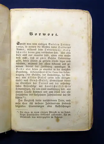 Massmann,H.F. 1847 Die Baseler Todtentänze in getreuen Abbildungen...am