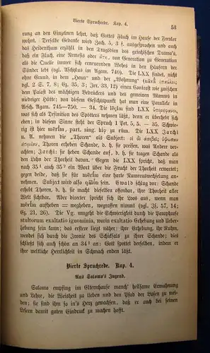 Rohling,Aug.Dr., Das salomonische Spruchbuch u. Buch des Propheten Daniel 1876 j