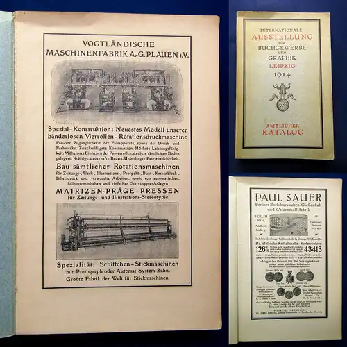 Poeschel & Trepte  1914 Int. Ausstellung für Buchgewerbe und Graphik am