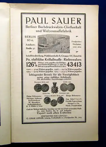 Poeschel & Trepte  1914 Int. Ausstellung für Buchgewerbe und Graphik am