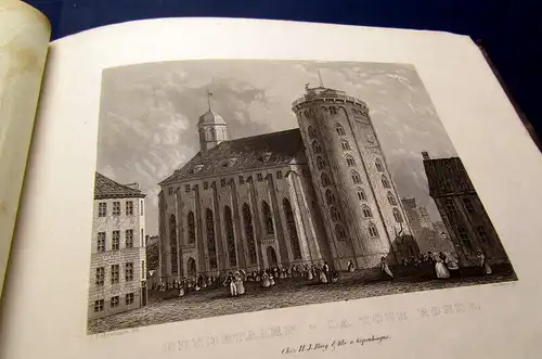 Christensen, C.F. um 1850 Vues de Copenhague. Album mit 25 Stahlstichtafeln am