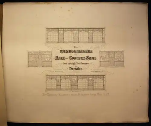 Die Wandgemälde im Ball- & Concert-Saal des königl. Schlosses zu Dresden 1875 sf