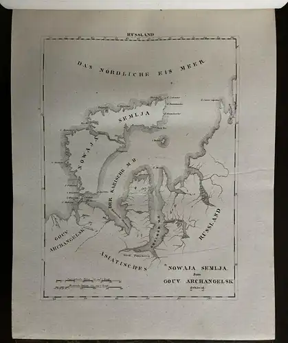 Schlieben Atlas von Europa 1829-30 Ortskunde Geographie Russland Europa mb