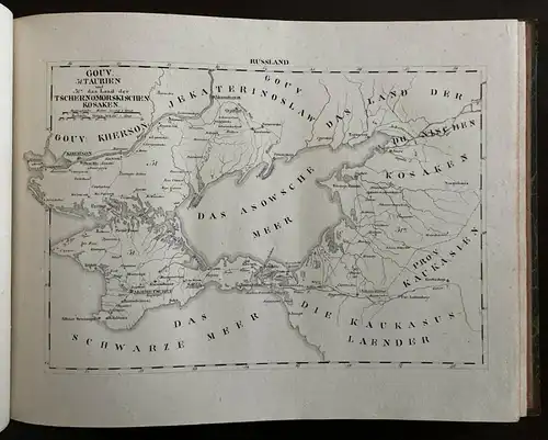 Schlieben Atlas von Europa 1829-30 Ortskunde Geographie Russland Europa mb