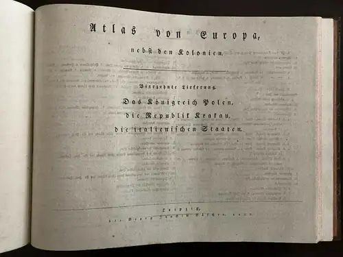 Schlieben Atlas von Europa 1829-30 Ortskunde Geographie Russland Europa mb