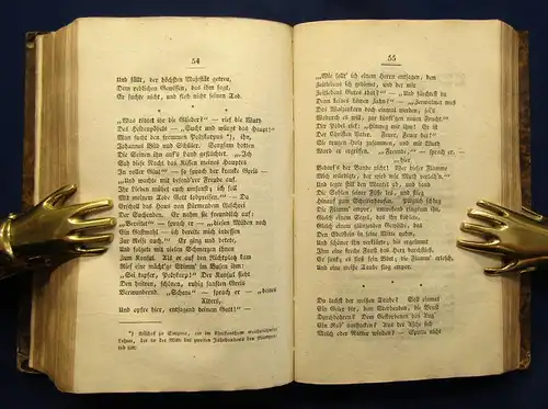 Dietrich Braga Vollständige Sammlung deutscher Gedichte 6 Bde.(v.10) 1827 js