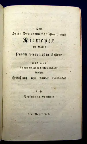 Homolien für Landgemeinen bei Trauerfällen 1799 Selten Theologie Kirche mb