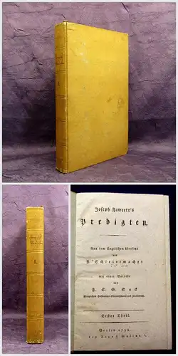 Joseph Fawcett´s Predigten 1798 Theologie Kirsche Selten mb