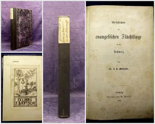 Mörikofer Geschichte der evangelischen Flüchtlinge 1876 Theologie Kirche mb