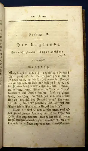 Kollmann Auserlesene Predigten des Pater Da Lojano 4 Bde. in 2 Theologie 1830 js