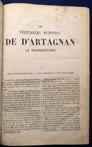 Maurin Albert, Les Veritables Memoires De D`Artagnan Le Mousquetaire um 1879 js