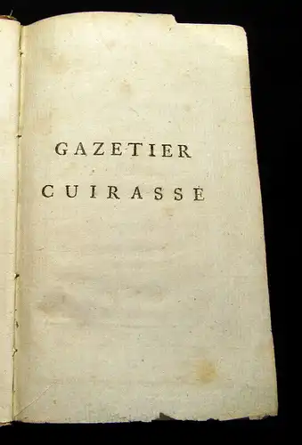 Theveneau de Morande, Ch. 1777 Le Gazetier cuirasse ou Anecdotes ... am