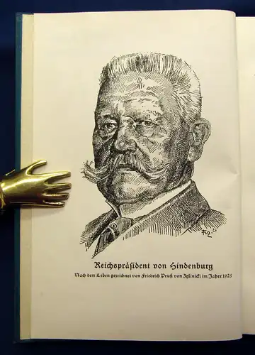 Niemann Hindenburg Ein Lebensbild 1926 55 Bilder und 2 Schlachtenplänen mb