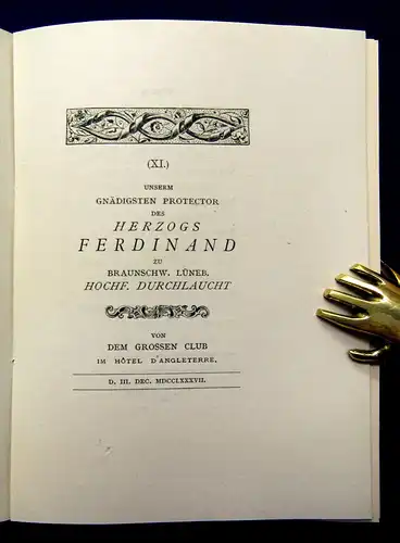 Hänselmann Das 1. Jahrhundert d. Großen Clubs in Braunschweig 1880 Geschichte mb