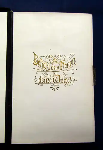 Gesangbuch Befiel dem Herrn deine Wege 1883 Religion Christentum Theologie mb