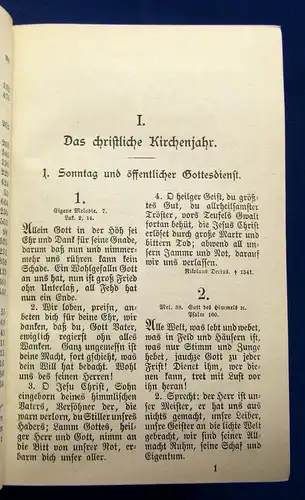 Gesangbuch Befiel dem Herrn deine Wege 1883 Religion Christentum Theologie mb