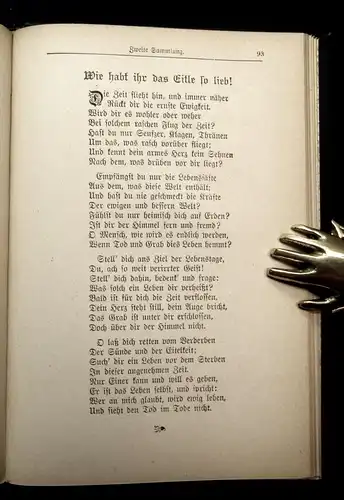 Spitta Psalter und Harfe Sammlung christlicher Lieder zur häusl. -Erbauung 1890