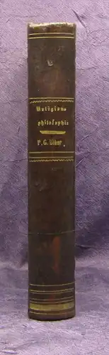 Ulber Kurzer Leitfaden zu Vorlesungen über Religionsphilosophie 1856 Theologie j