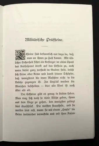 Schlicht Freiherr von Was ist los? Militär-Humoresken selten 1901 Otto Jahnke j