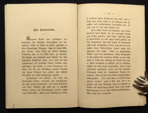 Schlicht Freiherr von Der grobe Untergebene selten 1901 Otto Jahnke j