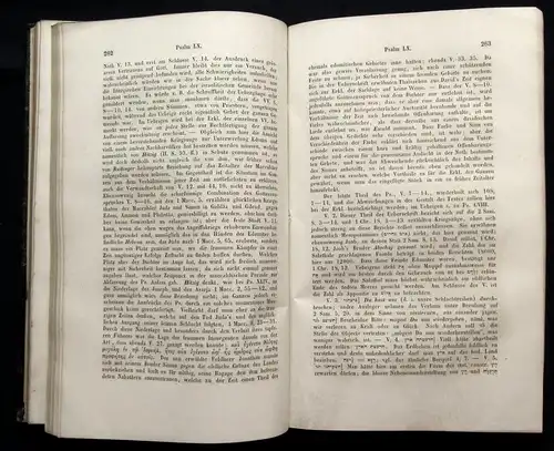 Olshausen Exegetisches Handbuch zum Alten Testament 14. Lief. Die Psalmen 1853 j