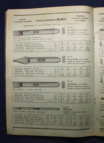 Original Katalog G.Mäder & Müller Schmalkalden Werkzeugfabrik 1936 Technik js