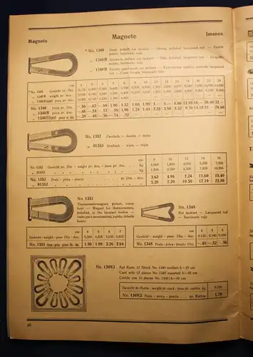 Original Katalog G.Mäder & Müller Schmalkalden Werkzeugfabrik 1936 Technik js