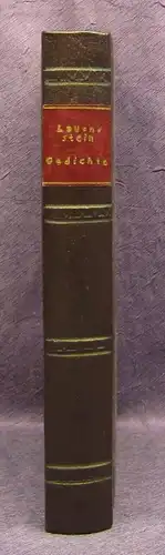 Lauenstein, J.D.V. Gedichte 1801 Belletristik Klassiker Literatur Lyrik js