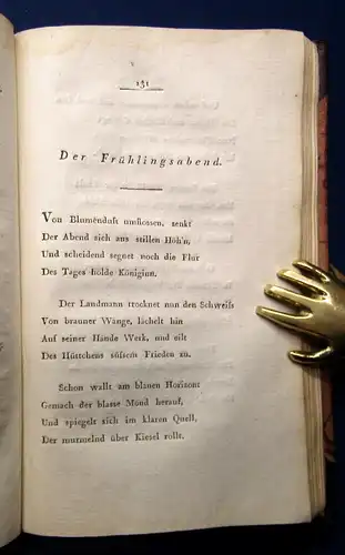 Lauenstein, J.D.V. Gedichte 1801 Belletristik Klassiker Literatur Lyrik js