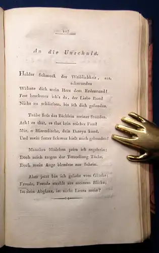 Lauenstein, J.D.V. Gedichte 1801 Belletristik Klassiker Literatur Lyrik js