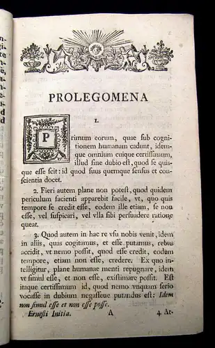 Ernesti Initia Doctrinae Solidioris 1746 Theologie Kirche Religion lateinisch mb