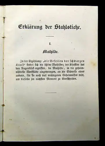 Spindler Vergiss mein nicht Ein Taschenbuch 1838 Belletristik Lyrik Literatur mb