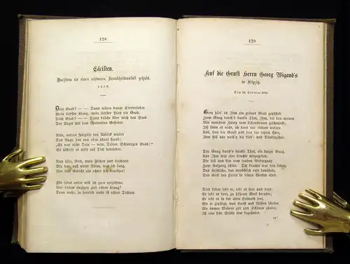 Heubner Klänge aus der Zelle in die Heimat 1859 Belletristik Lyrik Literatur mb