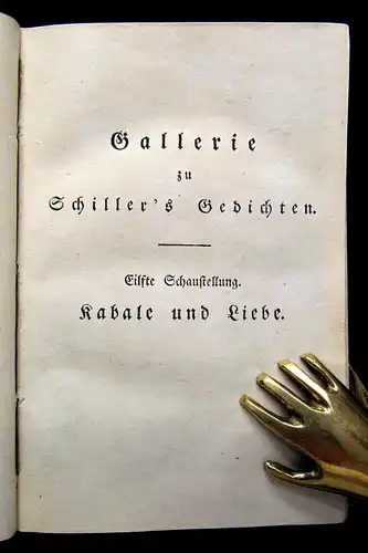 Minerva Taschenbuch für das Jahr 1819 Belletristik Lyrik Literatur mb