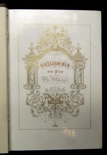 Mügge Vielliebchen Ein Taschenbuch für 1851 Belletristik Literatur Lyrik mb