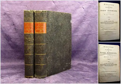 Hug Einleitung in die Schriften des Neuen Testaments 1821 Theologie Religion mb