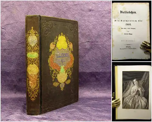 Mügge Vielliebchen Ein Taschenbuch für 1852 Belletristik Literatur Lyrik mb