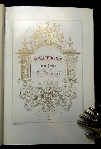 Mügge Vielliebchen Ein Taschenbuch für 1852 Belletristik Literatur Lyrik mb