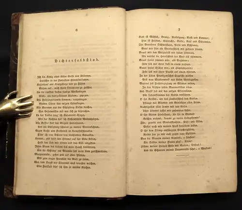 Friedrich Rückerts Gesammelte Gedichte 1837 Mischauflage 1-4(von 6) Lyrik js