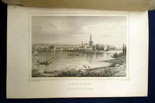 Lange Appell Der Rhein u die Rheinlande in mal. Or-Ansichten 2 Bde 1857/1856 mb