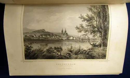 Lange Appell Der Rhein u die Rheinlande in mal. Or-Ansichten 2 Bde 1857/1856 mb