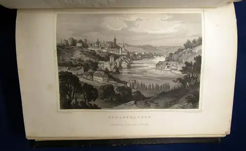 Lange Appell Der Rhein u die Rheinlande in mal. Or-Ansichten 2 Bde 1857/1856 mb