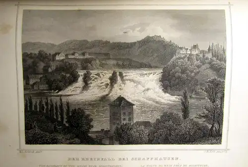 Lange Appell Der Rhein u die Rheinlande in mal. Or-Ansichten 2 Bde 1857/1856 mb