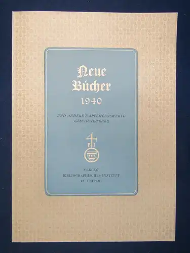Neue Bücher und andere Geschenke 1900 Verlagswerbung Prospekt  js