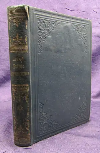 Aksakoff Russische Familienchronik 2 Teile in 1 Bd 1858 Deutsche Erstausgabe sf