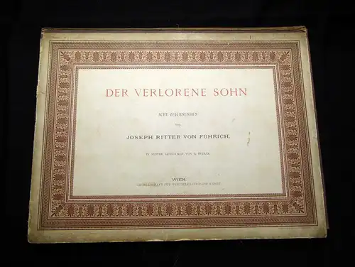 Petrak, A. um 1860 Der Verlorene Sohn - Acht Zeichnungen in Kupfer gestochen am